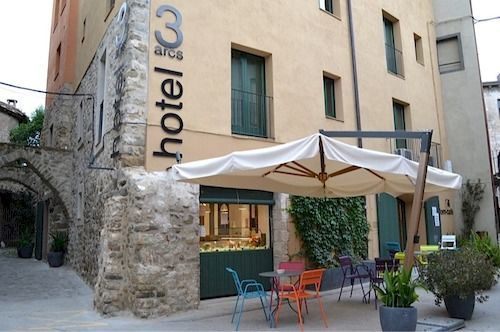 Hotel 3 Arcs Besalú Exteriér fotografie